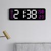 LED Digital Display Alarn Clock Brightness Dimmable Hangable and Desk Colck