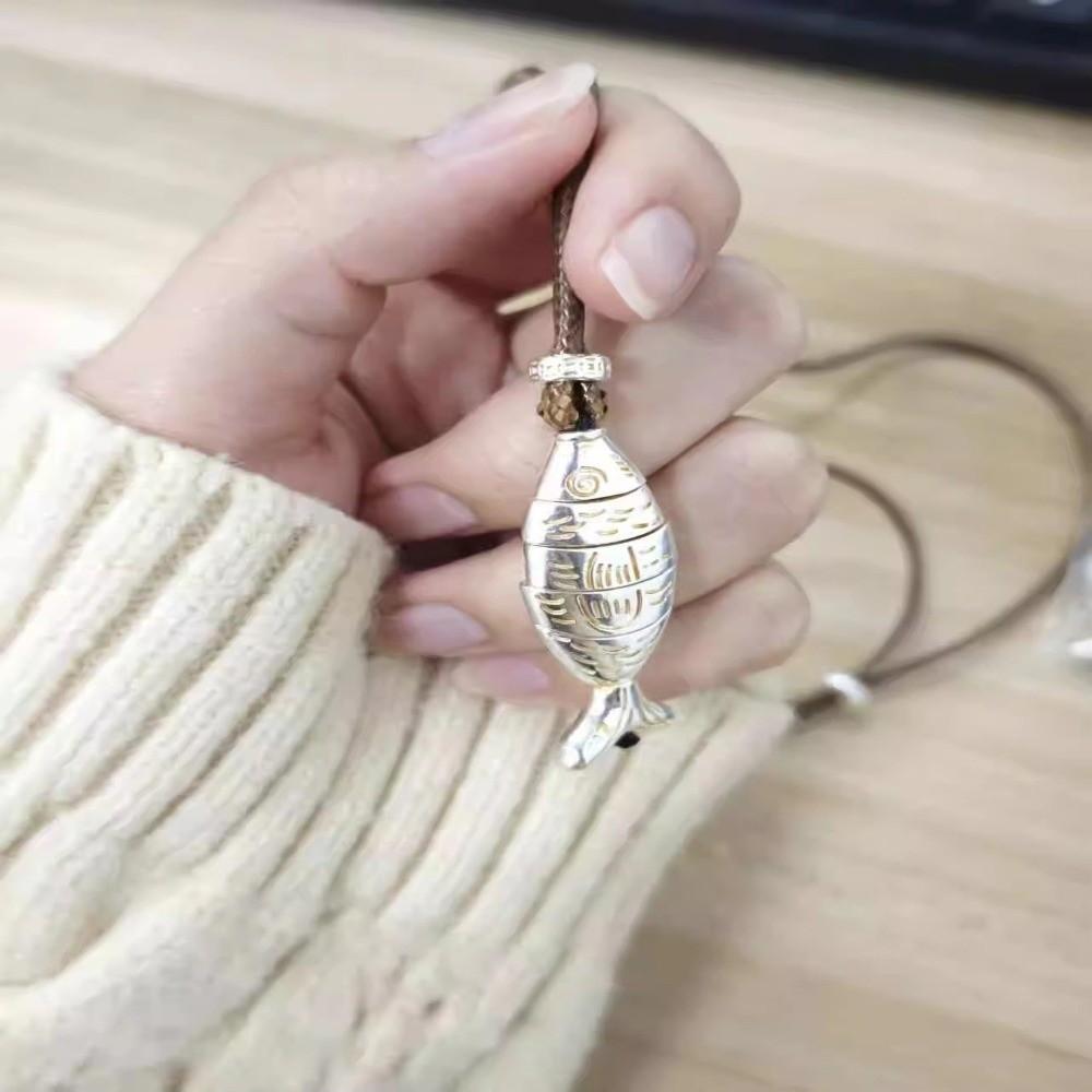 Silver-colored Clavicle Chain Cute Vintage Jewelry Retro Fish Necklace Gift