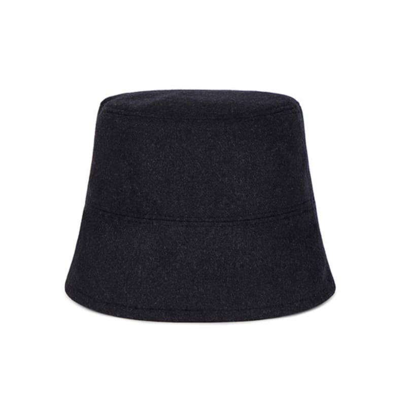 VARZAR VA Square Drop Overfit Bucket Hat Black