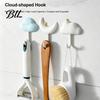 Towel Hanging Hook 3PCS Adhesive Wall Hooks No Drill High Load-bearing Capacity School Bag Hanger for Bathroom Kitchen Wet Umbrella Reusable