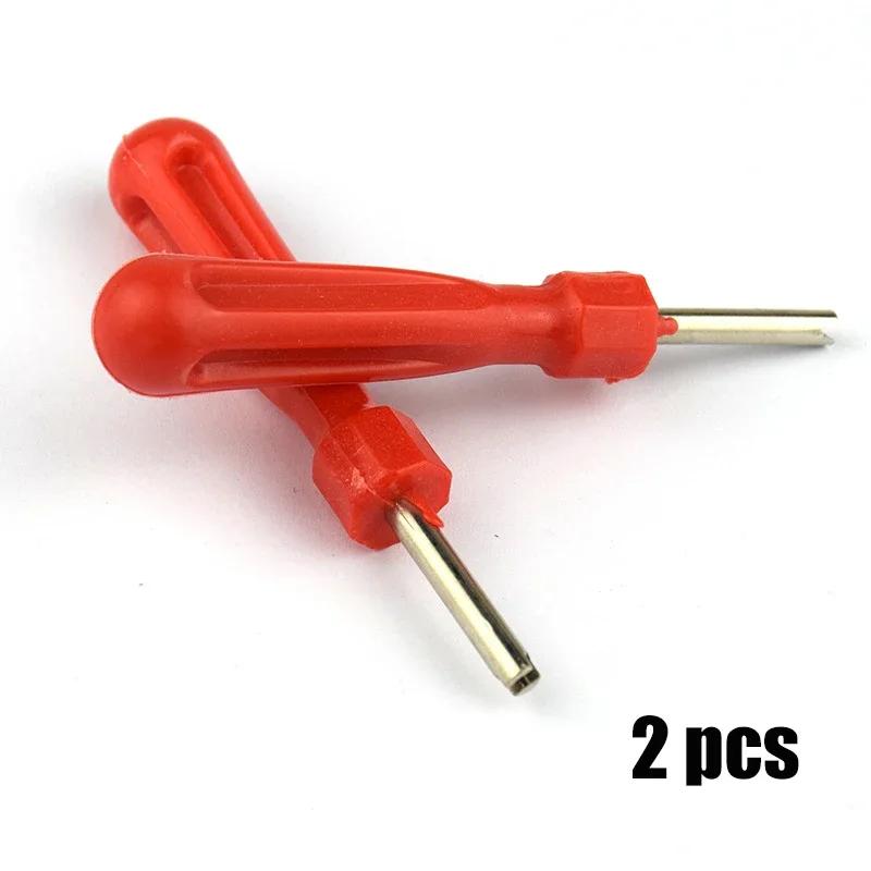 1/5Pcs Car Bike Motorbike Slotted Handle Tire Valve Stem Core Remover Tire Valve Core Screwdriver Car Tyre Repair Install Tools