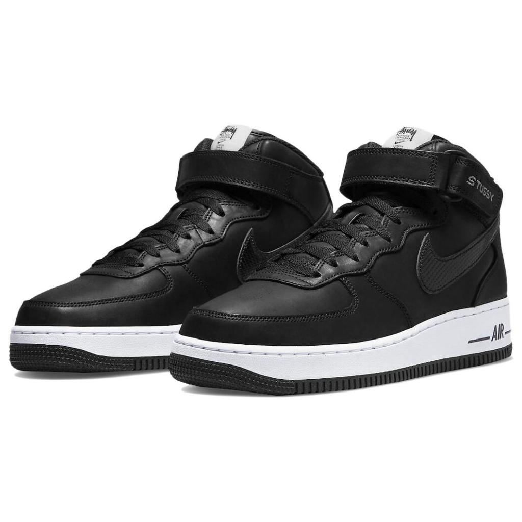 Nike Air Force 1 Mid Stussy Black White