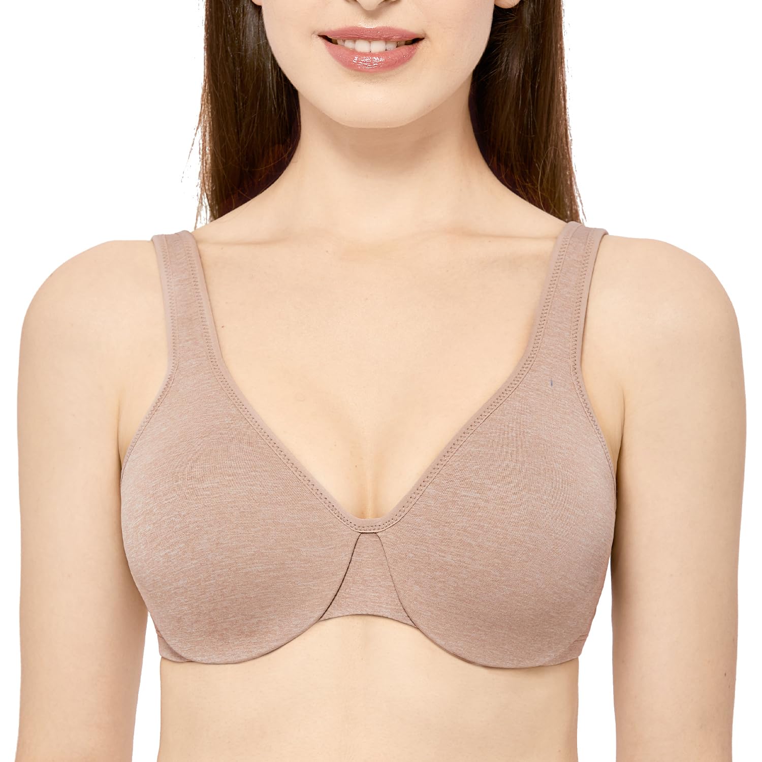 

DELIMIRA Маленький однотонный бюстгальтер пуш-ап Камео B80, Цвет, На косточках, Тонкий, Чашка, Размер, Вересковый,