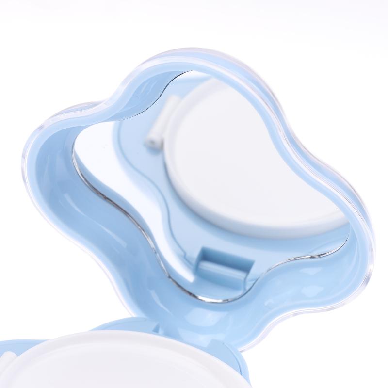 Air Cushion Foundation Diy Box Mini Cute Empty Puff Box Portable Mirror For Bb Cream Cosmetic Makeup Case Container With Sponge