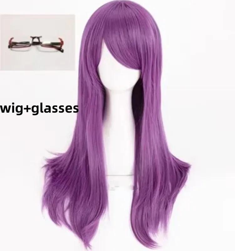 Anime Tokyo Ghoul Kamishiro Rize Cosplay Costume White Long Sleeves Dress Wig Glasses Adult Woman Sexy Carnival Suit