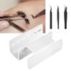 False Eyelashes Grafting Tweezers Stand Holder Rack Eyelash Extension Tweezers  (White)