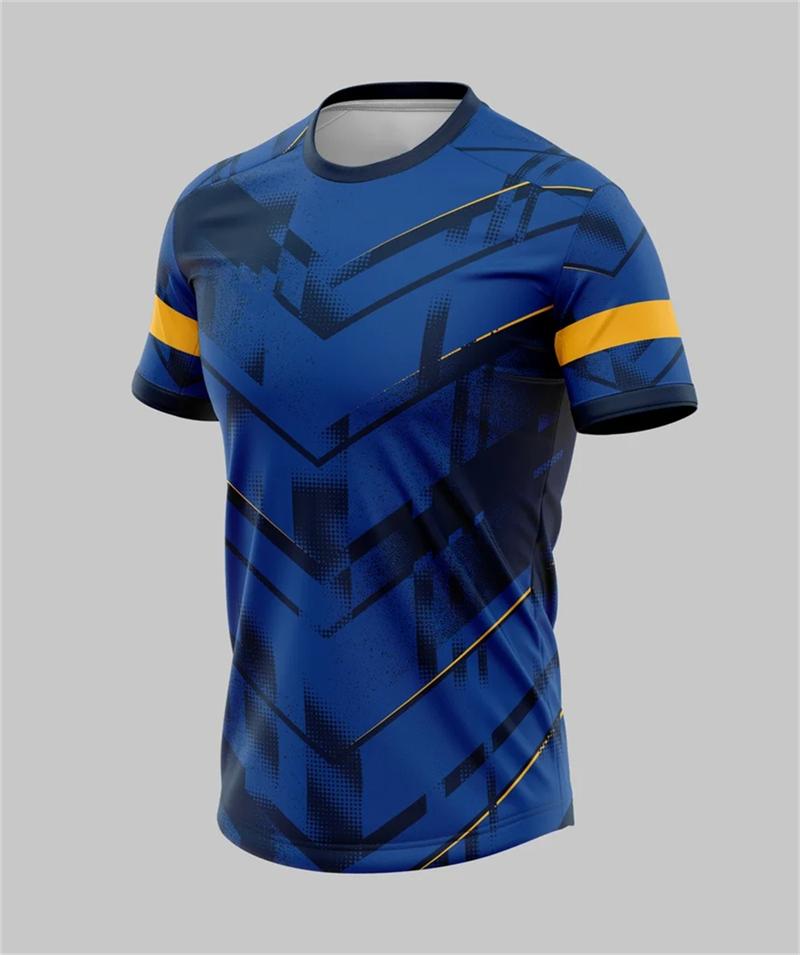 Simple and Fashionable Men's Outdoor 3D Printed Short-sleeved Large-sized Breathable Casual Sports T-shirt for Family Wear