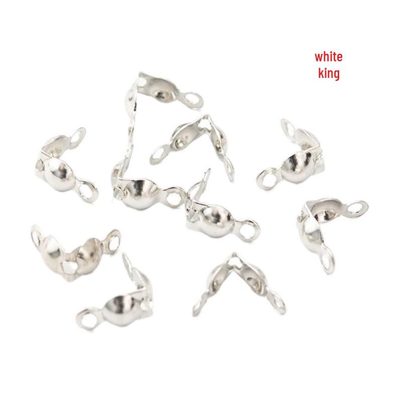 5000 Stück Kordelstopper mit zwei Löchern für DIY Schmuck Positionierungsperlen