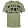 Made in 1982 All Original Parts TShirt 43rd Birthday Unisexs Gift Ideas