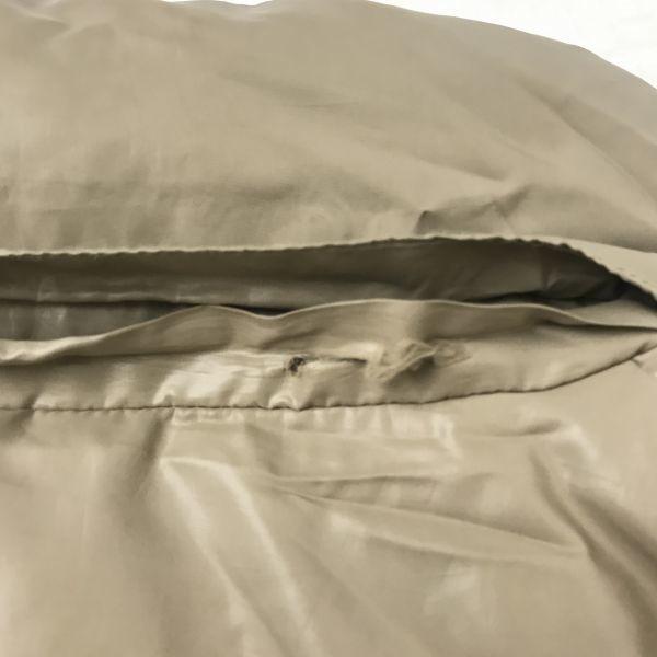 Penfield Durchgehender Reißverschluss Daunenjacke Herren L Beige 4 Taschen Logo Stickerei(GEBRAUCHT)