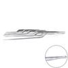 Medical Instruments Surgical Tweezers Ear Forceps Dressing Tissue Forceps Otorhinolaryngology Curved Gun Toothed Ear Forceps