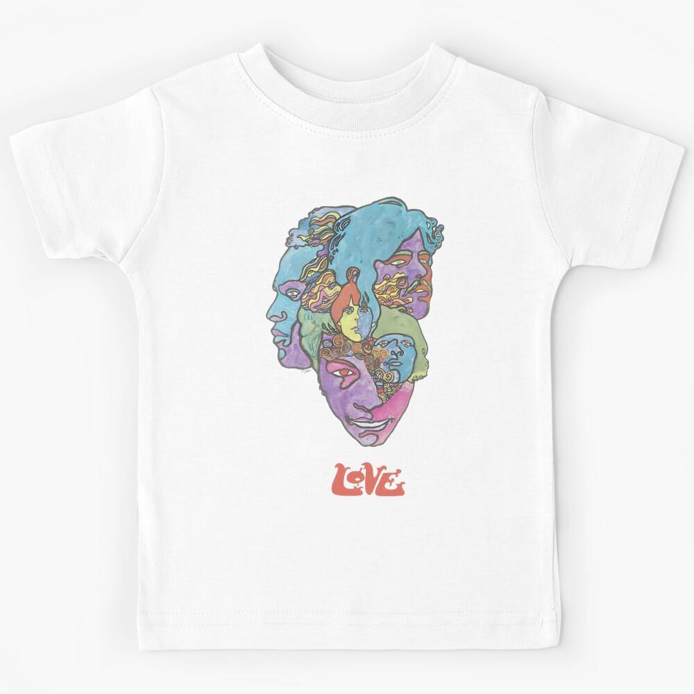 Vibrant Psychedelic Faces Collective Kids T-Shirt 160