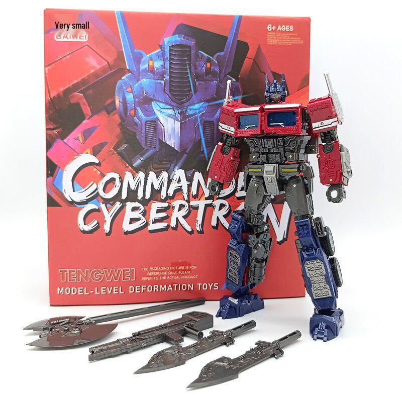 Baiwei TW-1027C Cybertron Commander Dark Lemon Car Robot Toy Model