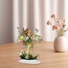 2D Acrylic Fairy Decor Figurine with Holder Table Centerpiece Desktop Ornament for Cabinet