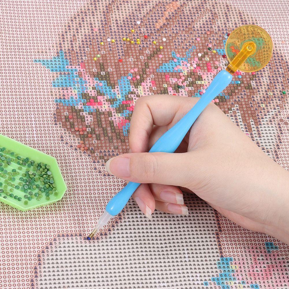 Stylo à pointe pour broderie, Accessoires de point de croix, Outil de peinture diamant 5D