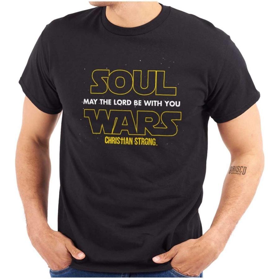 May The Lord Be with You Christian Graphic T Shirt Men or Women, Black, Large S