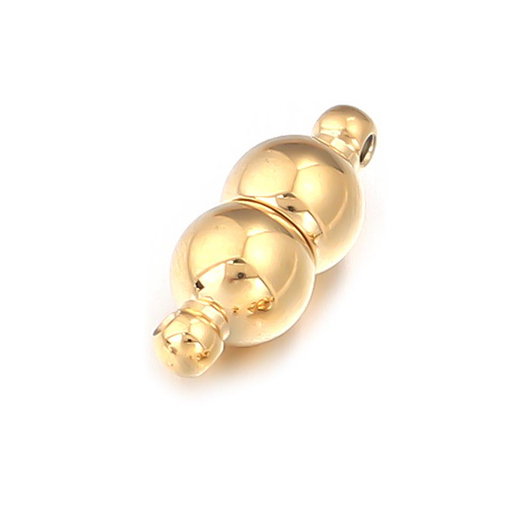 1pc Stainless Steel Strong Magnetic Clasps For Leather Cord Bracelet Necklace Magnet End Clasp Connectors For DIY Jewelry Making