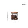 1Pcs Wood Lid Orgnizer Glass Airtight Canister Kitchen Storage Bottles Jar Sealed Food Container Ginger Cereal Dispenser