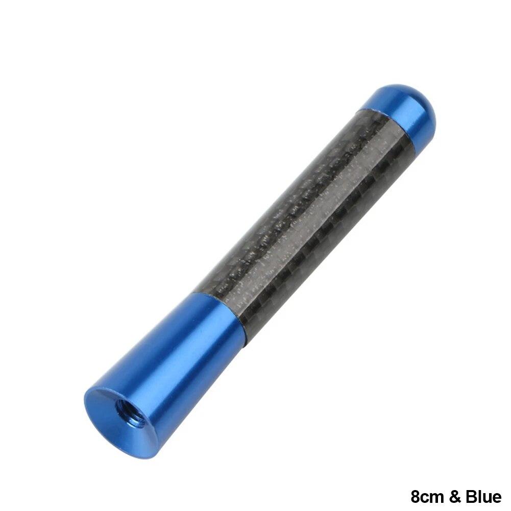 12cm Carbon Fiber Short Radio Antenna Fit for BMW Ford Focus Peugeot Citroen Opel Skoda Toyota Dodge Etc Car Antenna Car Styling