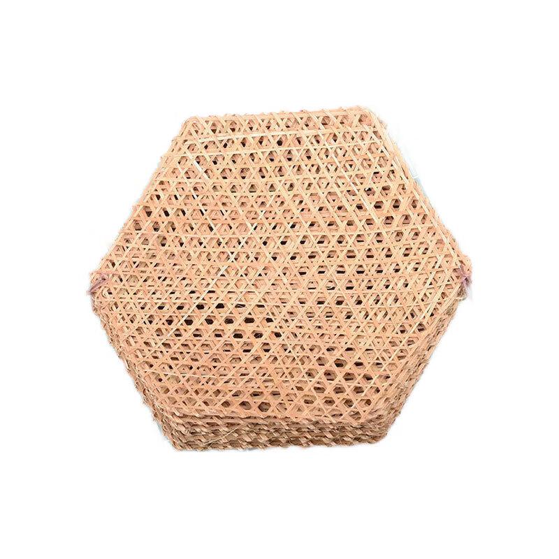 Handwoven Bamboo Steamer Mat Set