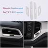 Stainless steel Inside Door Handle Bowl Cover Trim Frame Decoration For Volkswagen T-Roc TROC 2017-2022 Inner Car Accessories