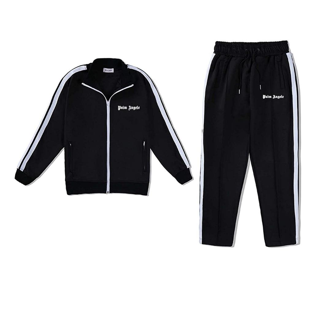 Men's Striped Suit Casual Sports Men's Stand Up Collar Zip Shirt Sweatshirt