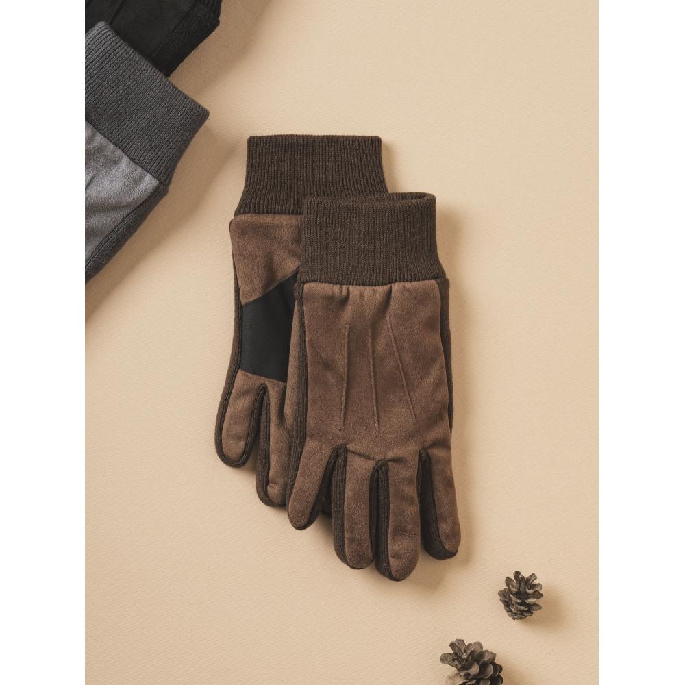 

Daiso Suede Style Knitted Gloves blacks
