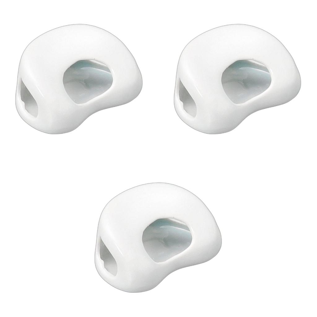 Set of 3 Magatama Blue and White Porcelain Chopstick Rests x x Ceramic Chopstick Setomonohonpo [4 3.5 2cm] Rests, Reinforced,
