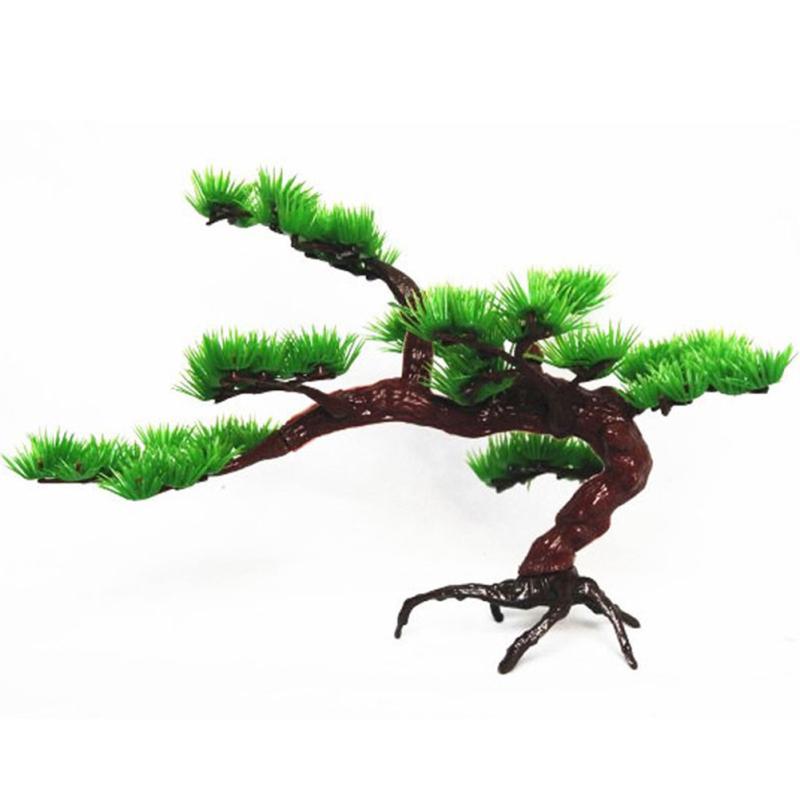 Simulation Pine for Aquarium Rockery Bonsai Landscaping Decoration Accessories