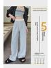 Unisex Spring/Autumn Loose Fit Wide-Leg Sweatpants: Versatile Casual Wear for Students