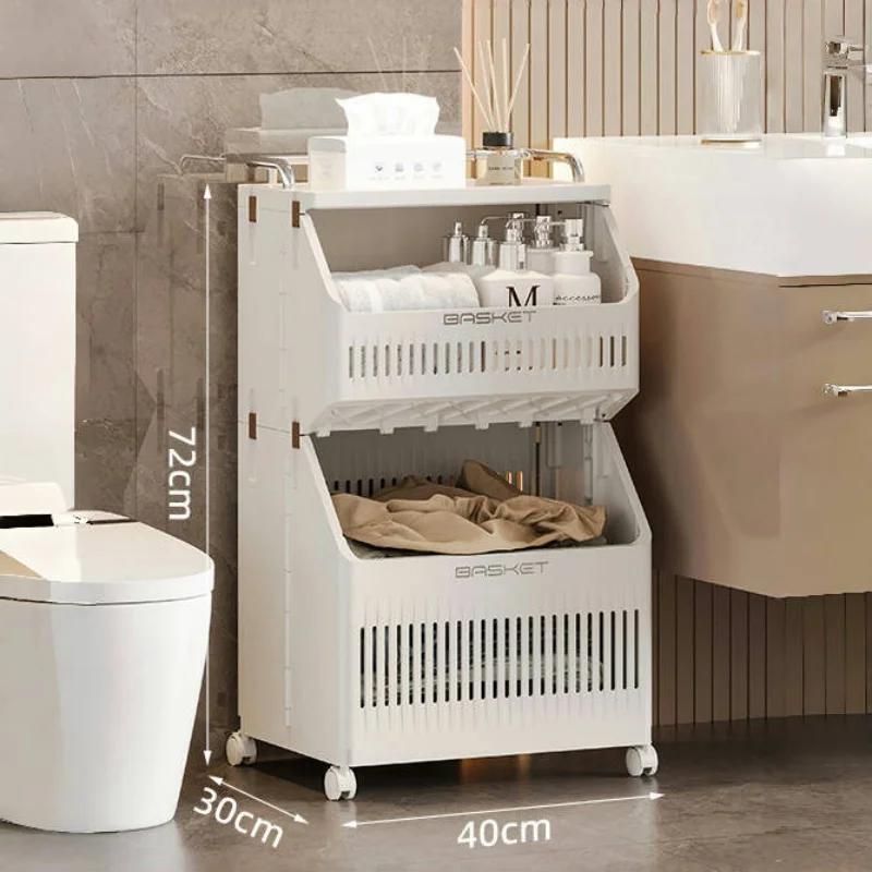Многослойная корзина для белья Хранение грязной одежды Ведро для одежды Корзины для хранения большой вместимости Ящик для хранения в ванной комнате 18898₽