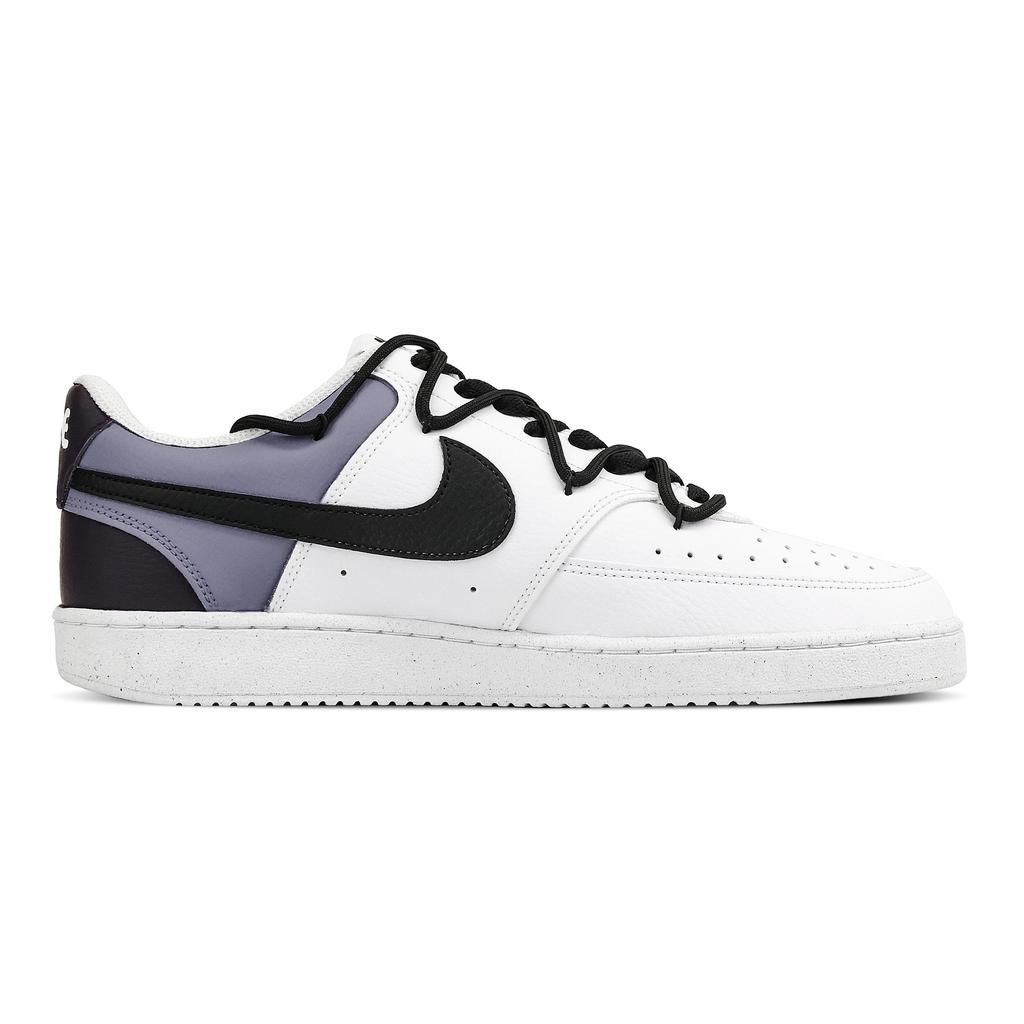 Nike Court Vision 1 Slip Resistant Abrasion Resistant Low Top Skateboard Shoes Men's Purple Black DH2987-101(Team459--)
