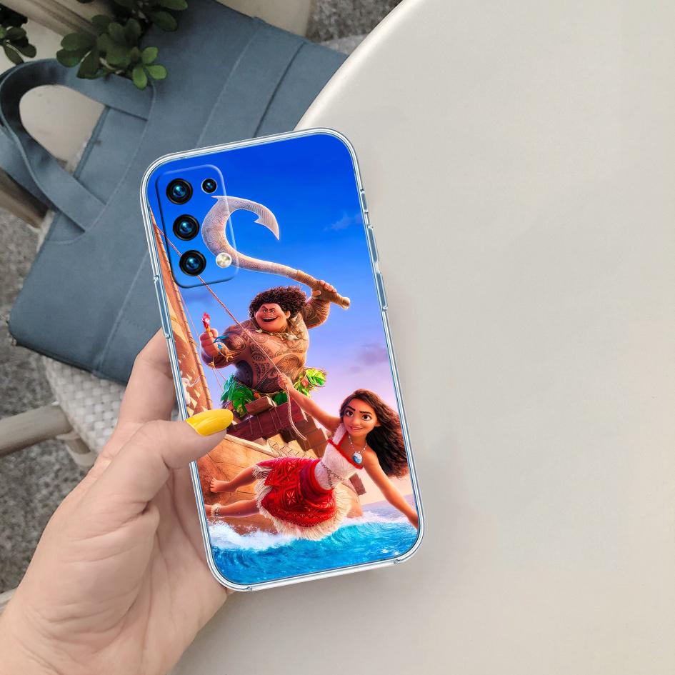 CJ79 Moana Transparent Phone Case for Motorola Moto G10 G20 G30 G31 G32 G34 G35 G41 G42 G50 G51 G52 G55 G60 G60S G62 G71 G72 G75