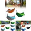 Double Nylon Hammock With Parachute Fabric For Outdoor Camping And Portable Use