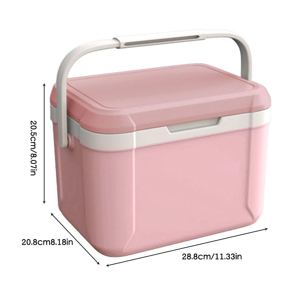 3/5L Camping Cooler Box Heat Preservation Car Refrigerator Large Capacity Camping Fridge Ice Cooler Cooling Beverage Storage Box