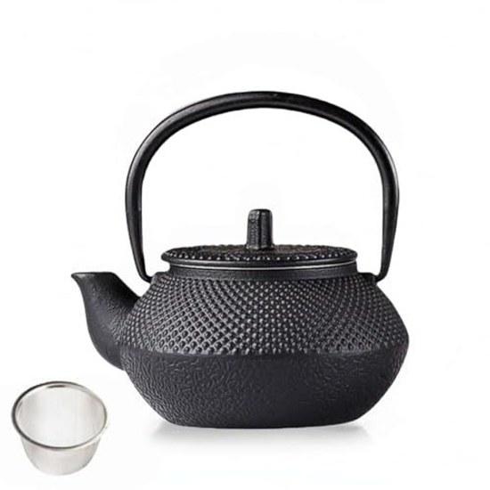 Eisenkessel stilvoller Teefilter keine Emaille Teekanne Topf Eisenwaren Gusseisen Ergänzung geeignet direkte Flamme Geschenk Souvenir 300ml