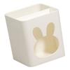 Pen Holder Organizer Prevent Slip Multi Functional Cute Rabbit Plastic Desktop Pen Container for