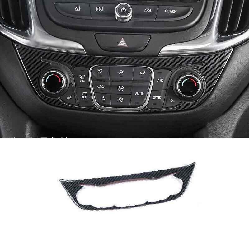 Для Chevrolet Equinox Карбон 2018-2023 Отделка Панели Кнопок Кондиционера Центральной Консоли