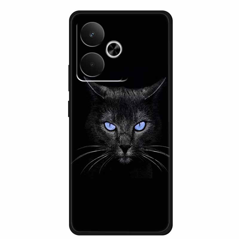 For Realme GT 7T Case 7 T Coque Popular Black Silicone Soft Back Cover Case For Realme GT 7 T Phone Case Cover RealmeGT 7T 7 T