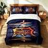 Detroit Tigers (14) 3pc Set Suitable for Master Bedrooms Soft and Comfortable an Ideal Gift for Family and Friends Includes One Duvet Cover and Two Pi
