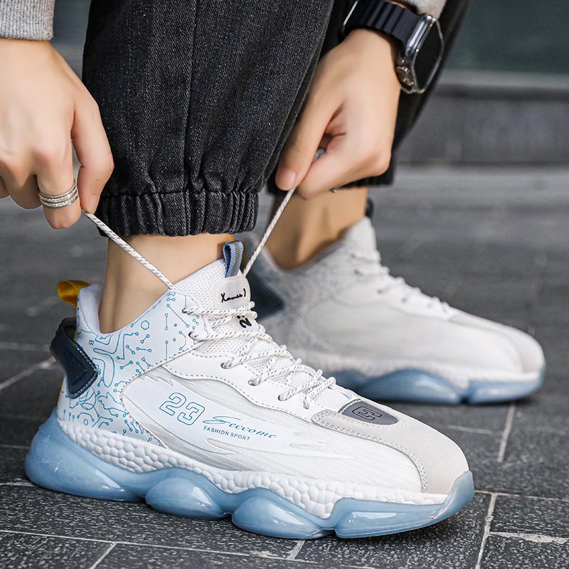 New Fashion Original Men Sneakers Shoes Thick Soled Platform Casual Slow Running Sneaker Trendy Basketball Shoes Tenis Masculino