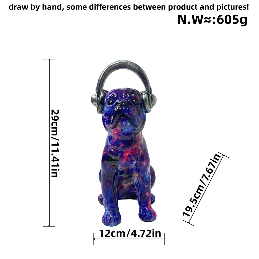Vintage Animal Artwork Ornaments Best High-end Resin Crafts Dog Ornaments Home Use Living Room Cabinet Decorations Durable