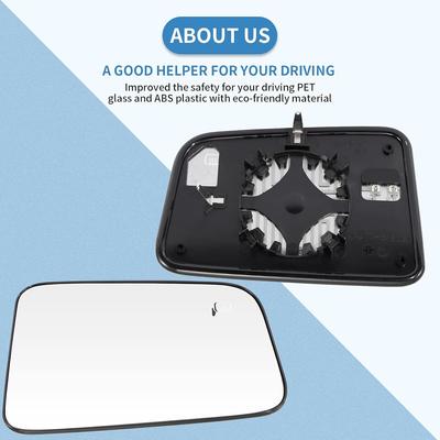 ECCPP Passenger Side Exterior Mirror Glasses, Right Side Rear View Mirror Glass Heated Door Mirror Glass Replacement Fit for 2007 2008 2009 2010 2011