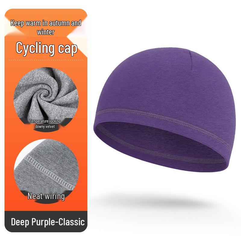 Windproof Winter Cycling Beanie: Warm Ear-Covering Hat for Motorcycling, Running & Sports
