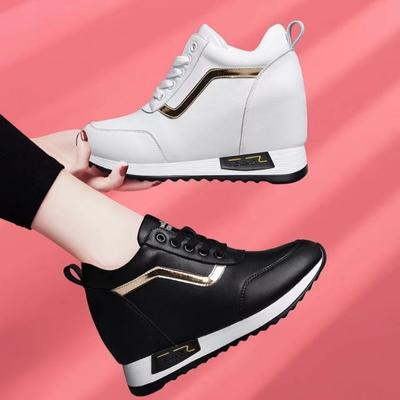 Fashion Women Wedge Shoes Ladies Casual Increase Shoes Hide Heels Shoes Female Thick Bottom Breathable Trainers Zapatos De Mujer 2025