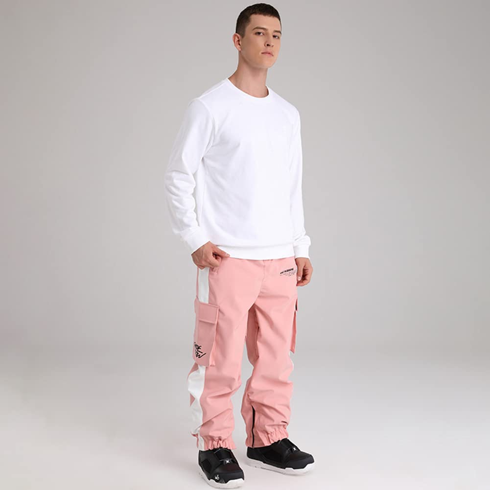 HOTIAN Snowboard Pants for Men and 6 5 Sizes Water Resistant to Abrasion and Women, Colors, (XS-XL), 10,000mm, Waterproof, Resistant, Warm, XYP-K2107