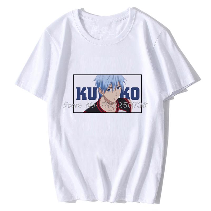 Japan  Anime Kuroko No Basket Funny Print T Shirt Men Harajuku Manga Summer Tops Causal Basketball Cartoon Tee Anime Shirt
