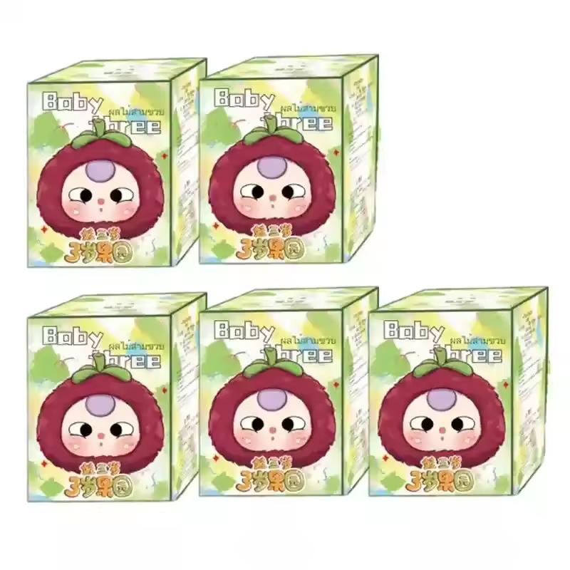 Blind Box Baby Three3 Year Old Orchard Plush Series Pendant Desktop Exquisite Ornament Cute Doll Toy Mystery Box Birthday Gift
