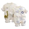 Thickened 120g Cotton Winter Baby Jumpsuit - Warm Padded Bodysuit for Crawling
