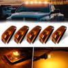 5 BUC Capac/Bază Lumini de Poziție pe Acoperiș Cabina Amber/Alb/Fumat cu Becuri LED T10 5050 pentru Camioane Pickup C/K 1500 2500 3500